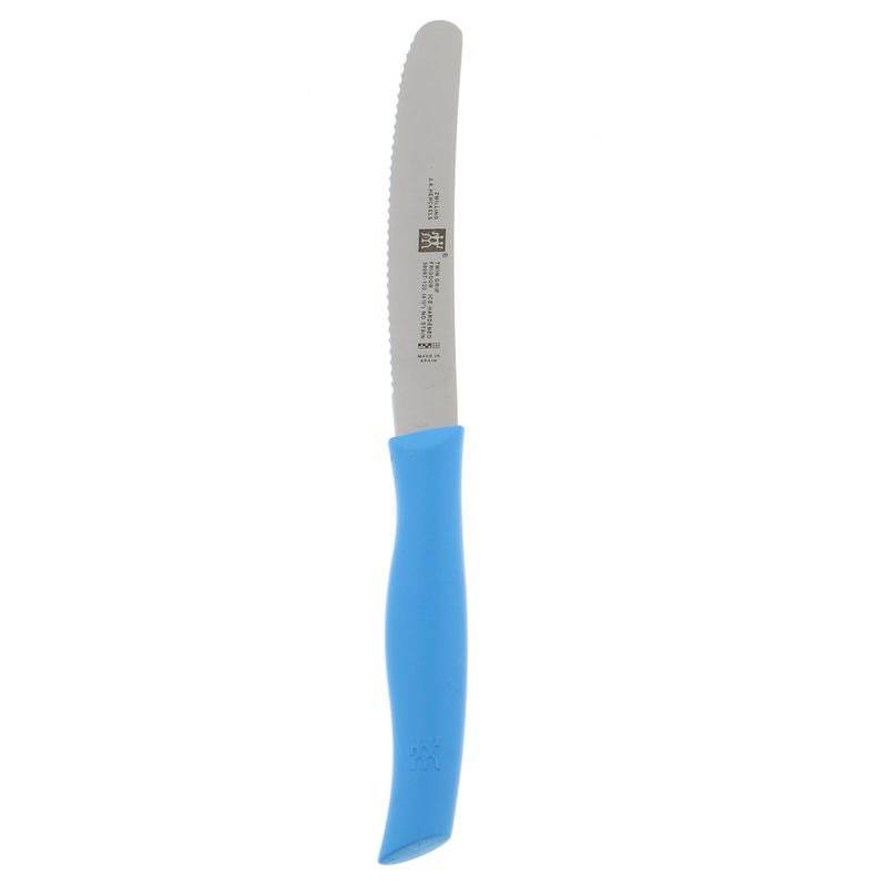 Zwilling J.A. Henckels 4.5" Rounded Blue Serrated Paring Knife