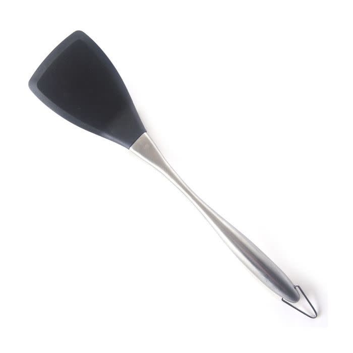 Silicone Offset Turner/Spatula with Stainless Steel Handle