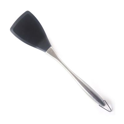Silicone Offset Turner/Spatula with Stainless Steel Handle
