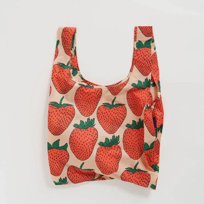 Strawberry Baggu Reusable Tote Bag