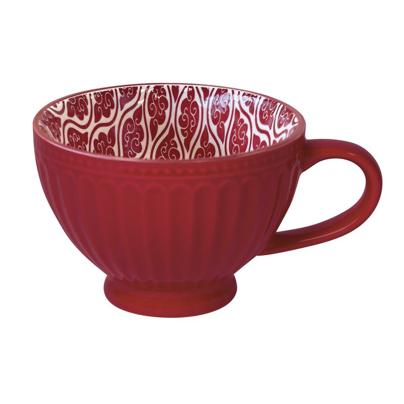 Red Carmine Latte Mug