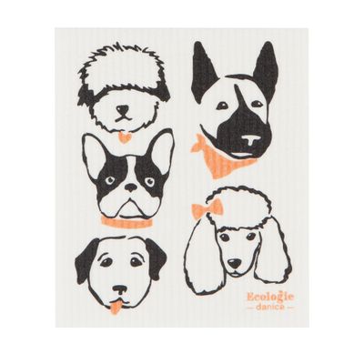 Dapper Dogs Cellulose Dishcloth