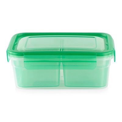 4.6 cup Divided Snap Container