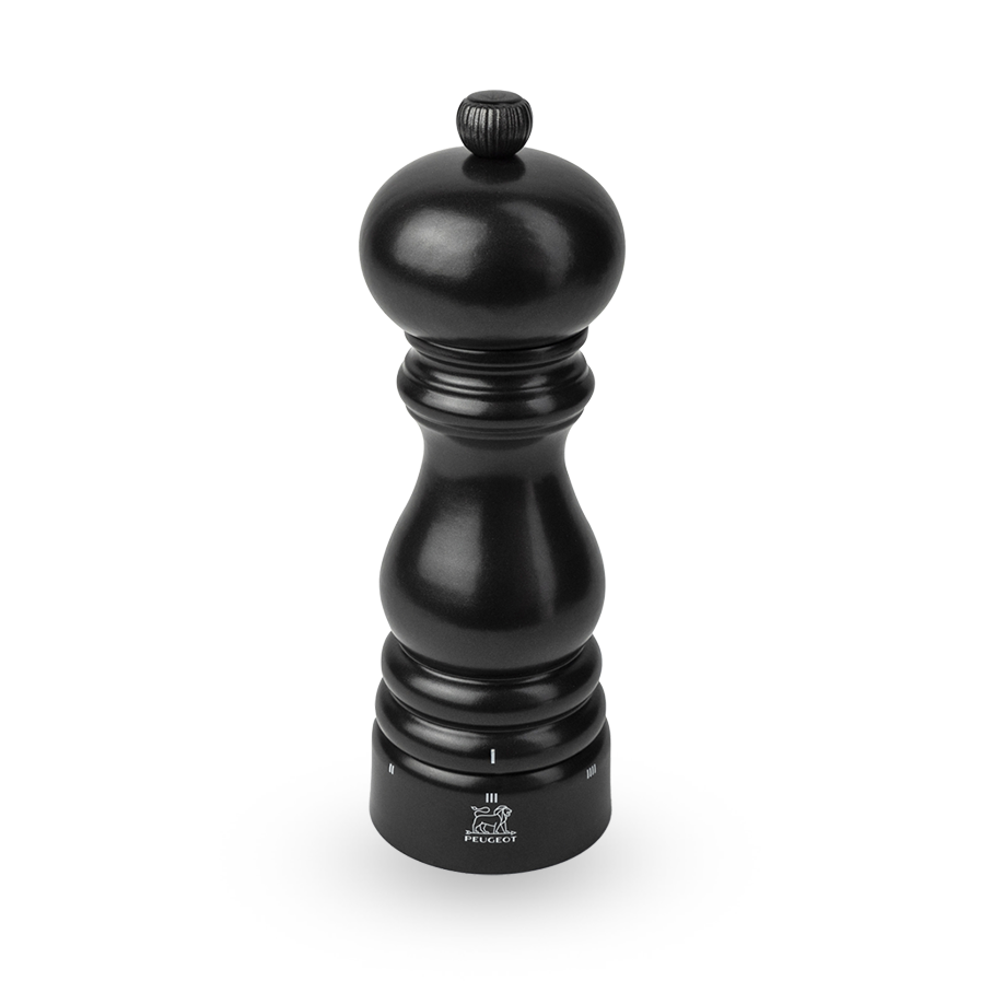 U-select 7" Satin Black Lacquer Pepper Mill
