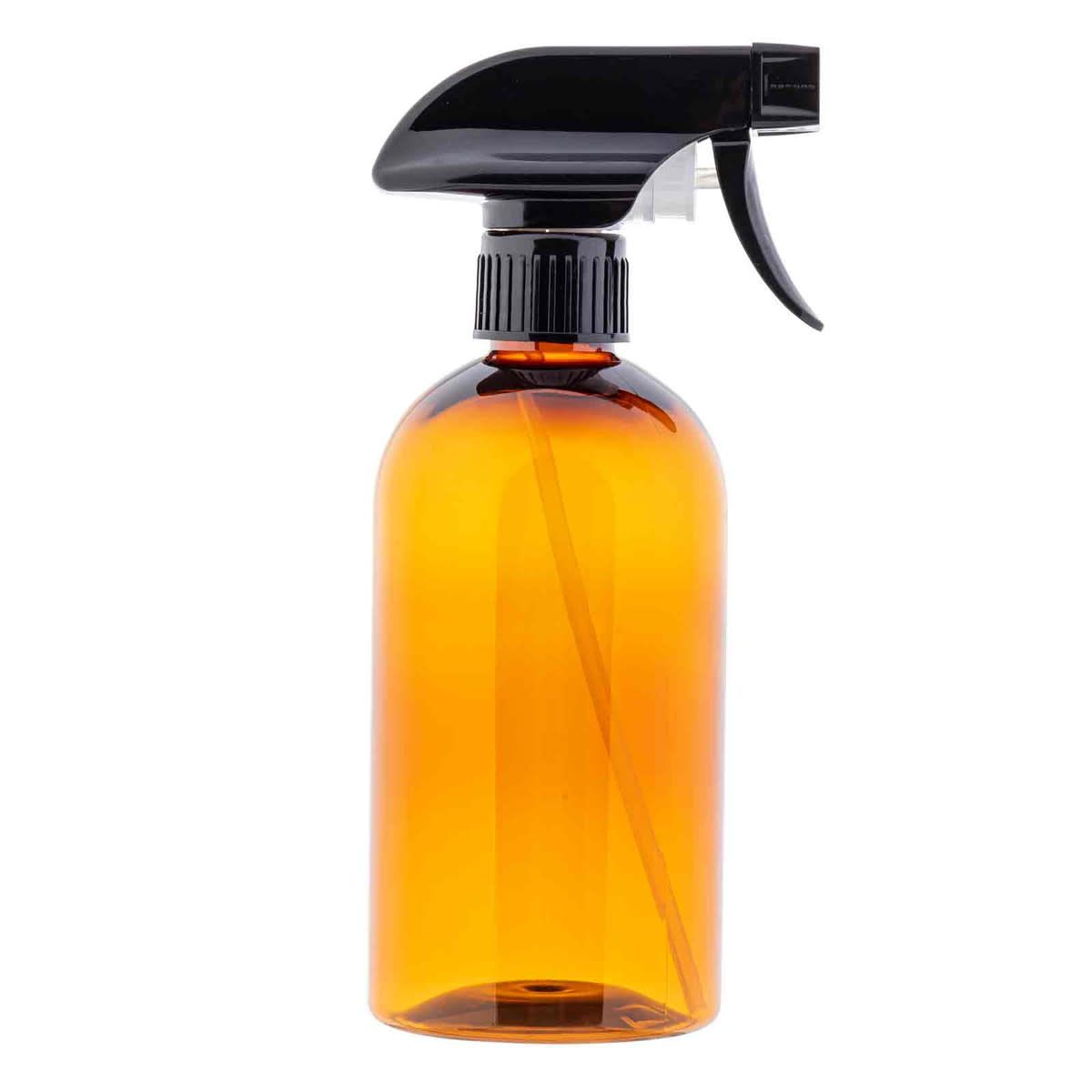 Amber Plastic Spray Bottle