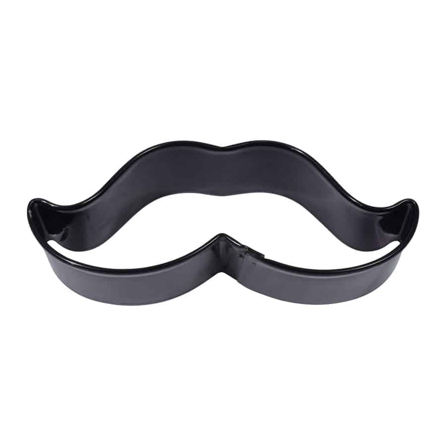 4" Black Mustache Cookie Cutter