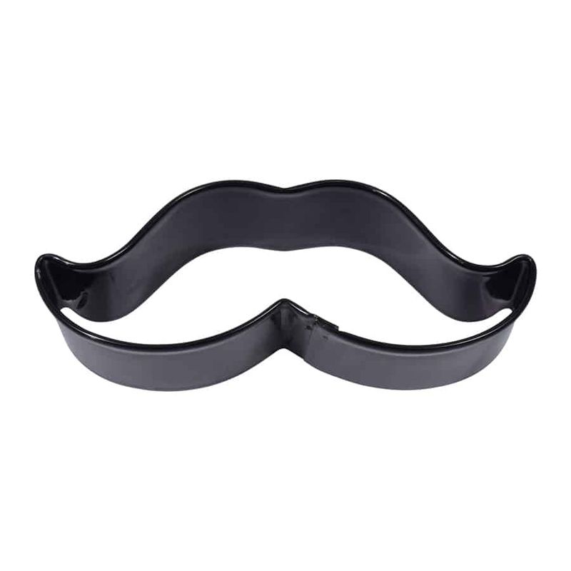 4" Black Mustache Cookie Cutter