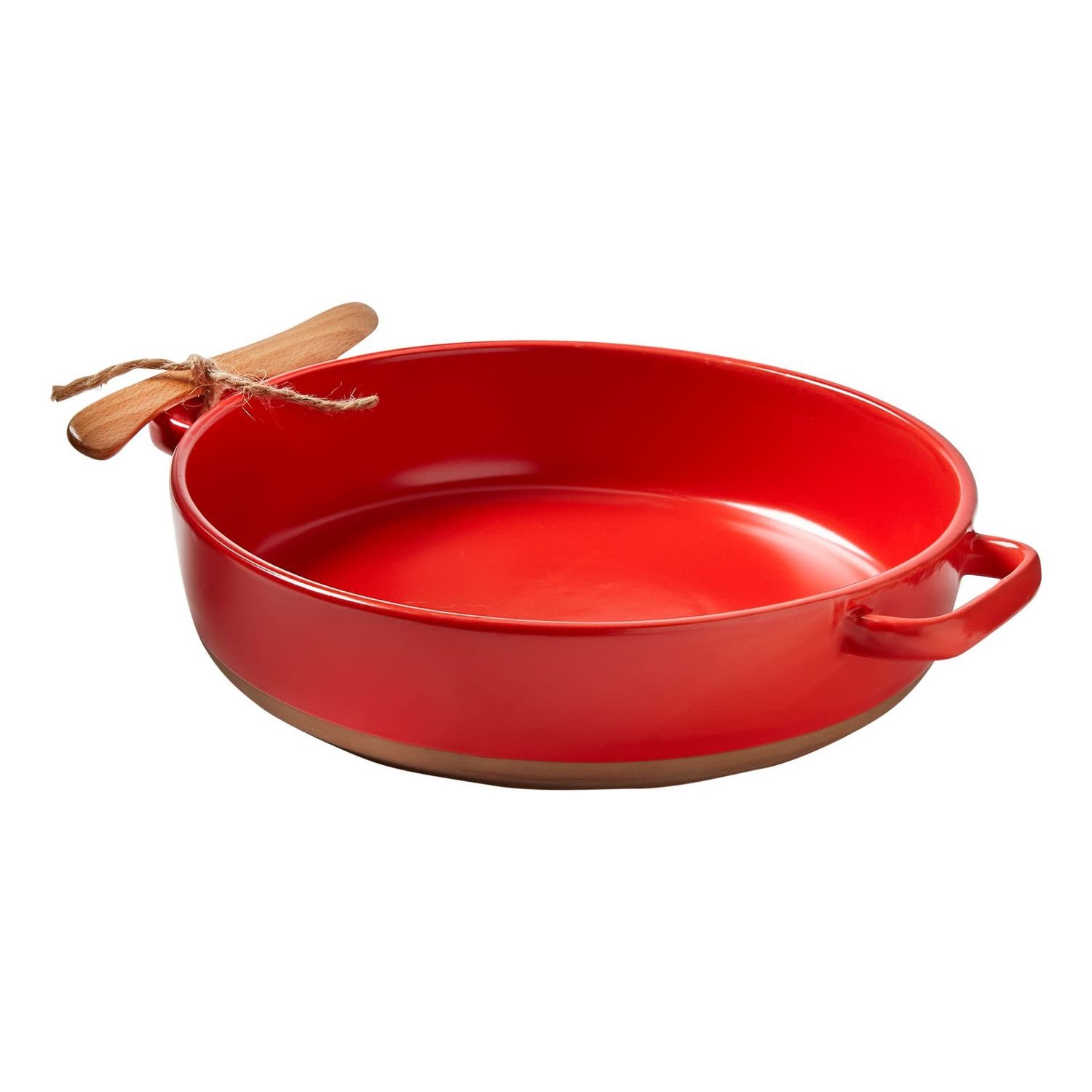 Red Baking Dish with Spreader (Oven Safe to 480)