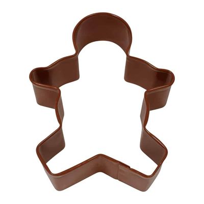 3.75" Brown Gingerbread Boy Cookie Cutter
