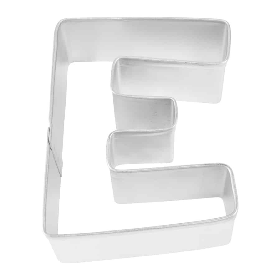 Letter "E" Cookie Cutter
