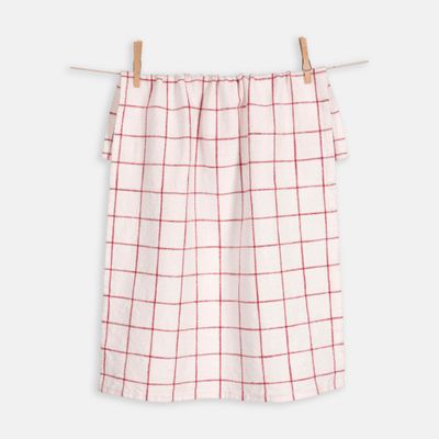 Cherry Grid Dishtowel