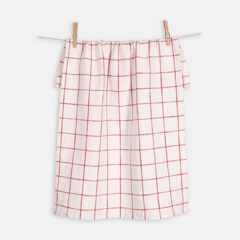 Cherry Grid Dishtowel