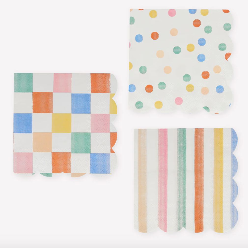 Quilt Cocktail Napkins, set of 16