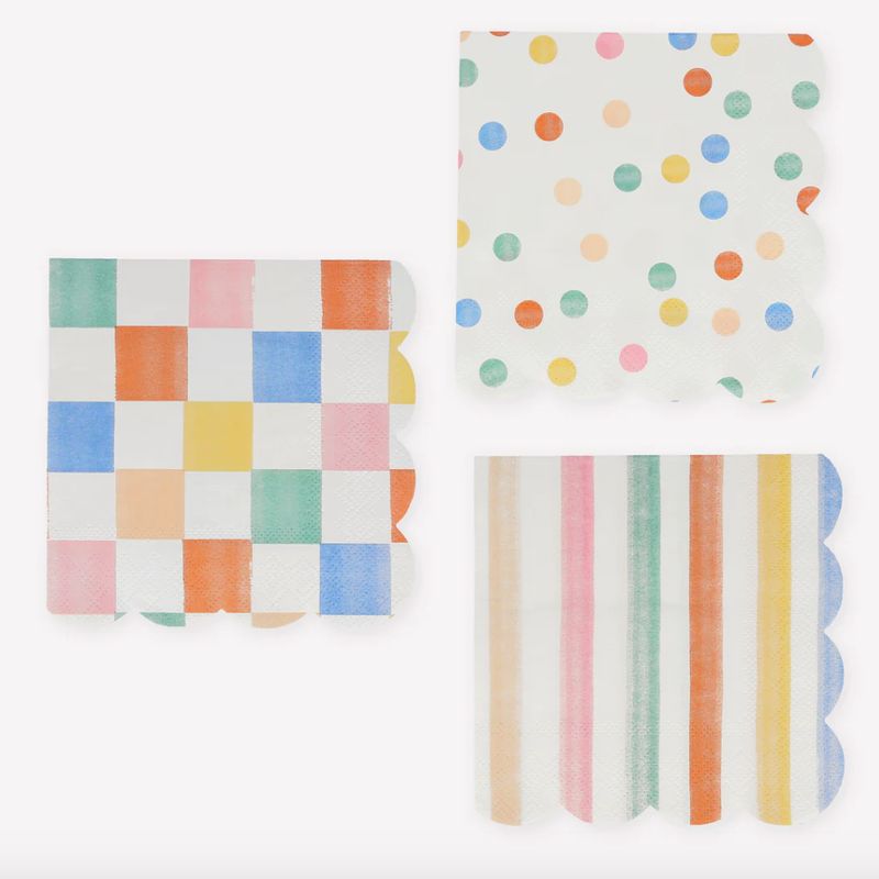 Quilt Cocktail Napkins, set of 16