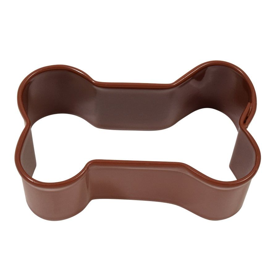 Brown Dog Bone Mini Cookie Cutter