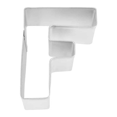 Letter "F" Cookie Cutter
