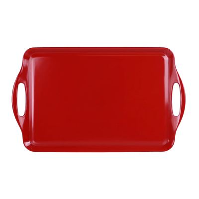 18.75x11.25" Red Melamine Tray