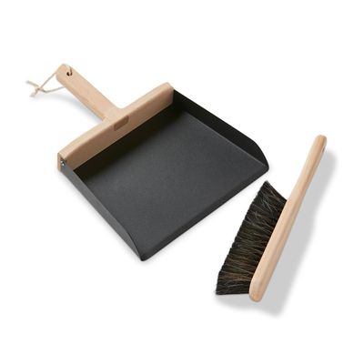Beechwood Dustpan &amp; Brush
