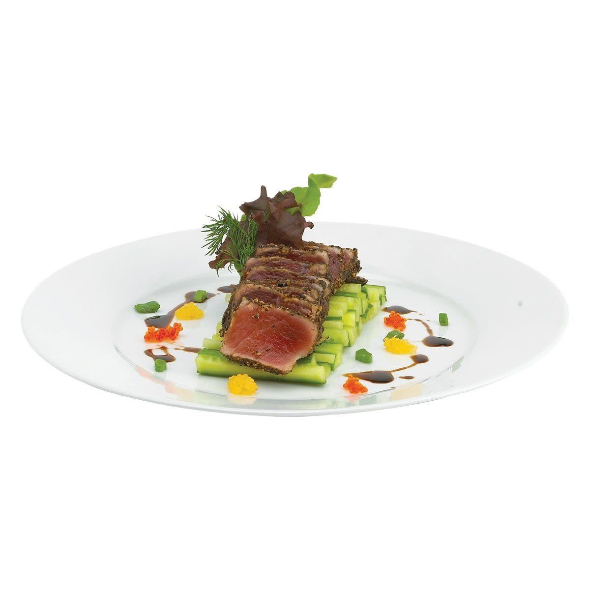 10.5" White Dinner Plate