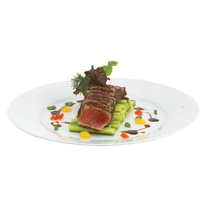 10.5" White Dinner Plate