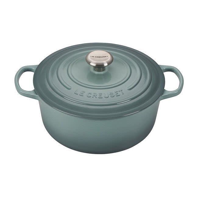 Le Creuset 5.5 quart Sea Salt Dutch Oven