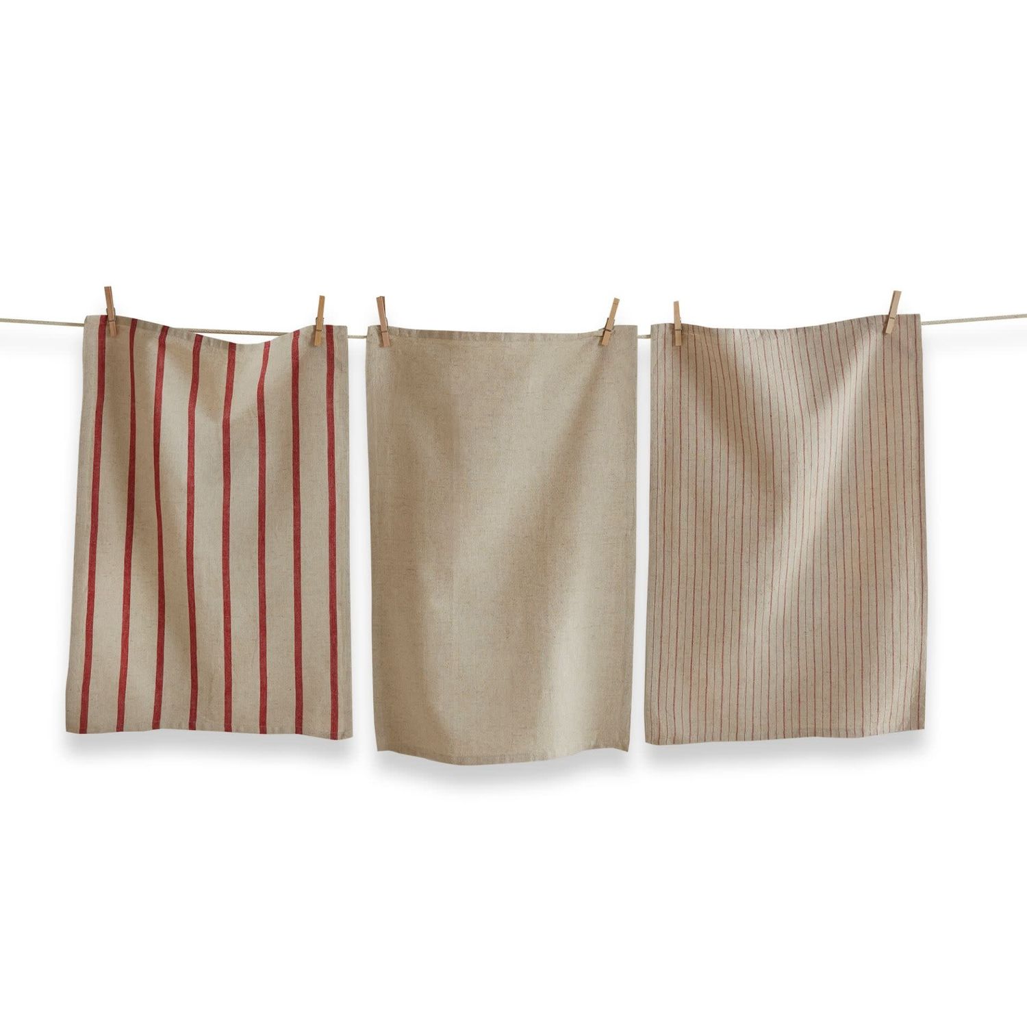 Farmhouse Stripe Dishtowels, set of 3