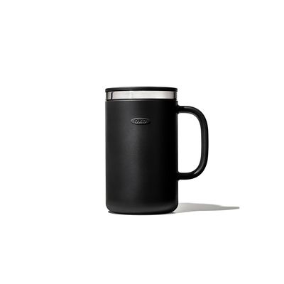 16oz Black Thermos Mug