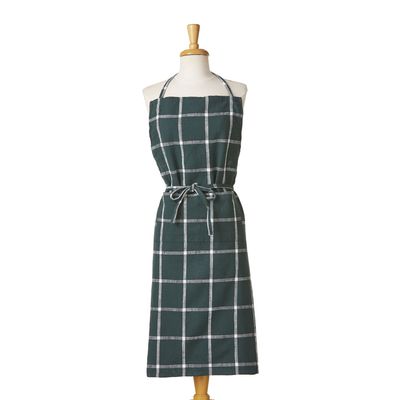 Dark Green Slub Apron