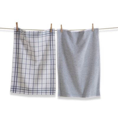 Blue Terry Dishtowels, set of 2