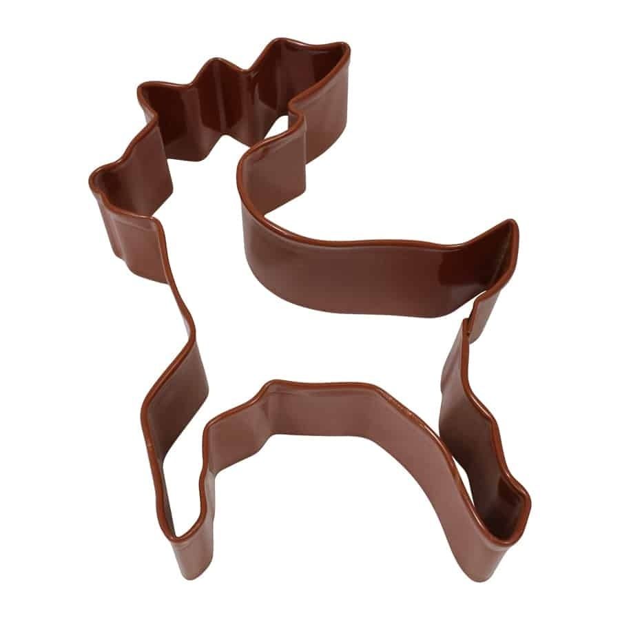 4" Brown Reindeer Cookie Cutter