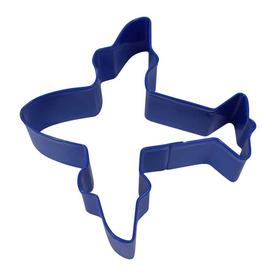 4" Blue Airplane Cookie Cutter