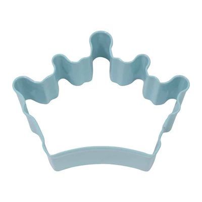 3.5" Blue Crown Cookie Cutter