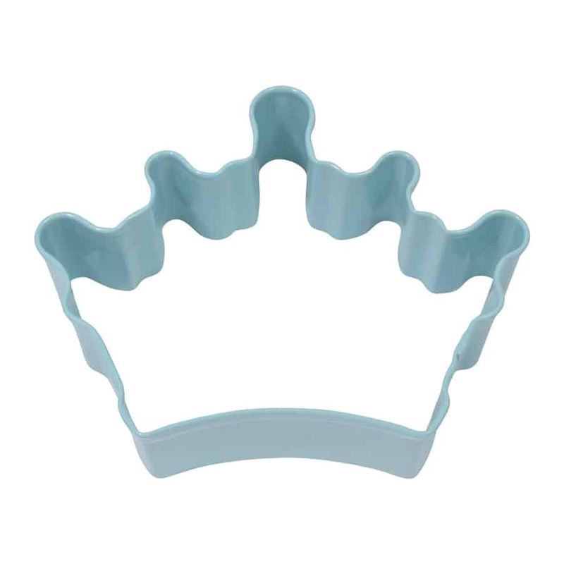 3.5" Blue Crown Cookie Cutter