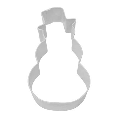 4" White Snowman Cookie Cutter
