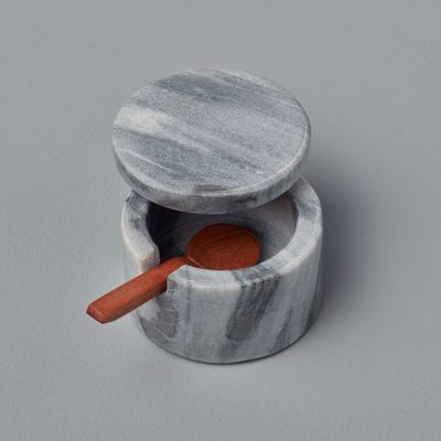 Grey Marble Salt Cellar