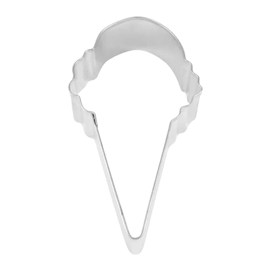 4" Ice Cream Cone Cookie Cutter