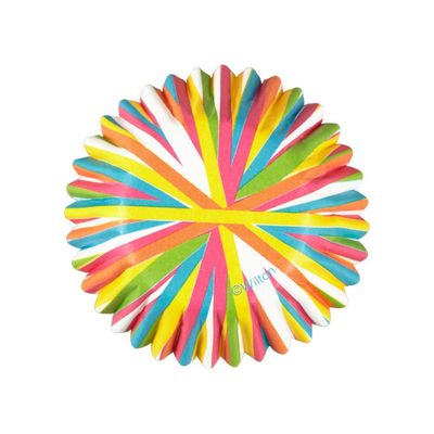 Color Wheel Mini Baking Cups