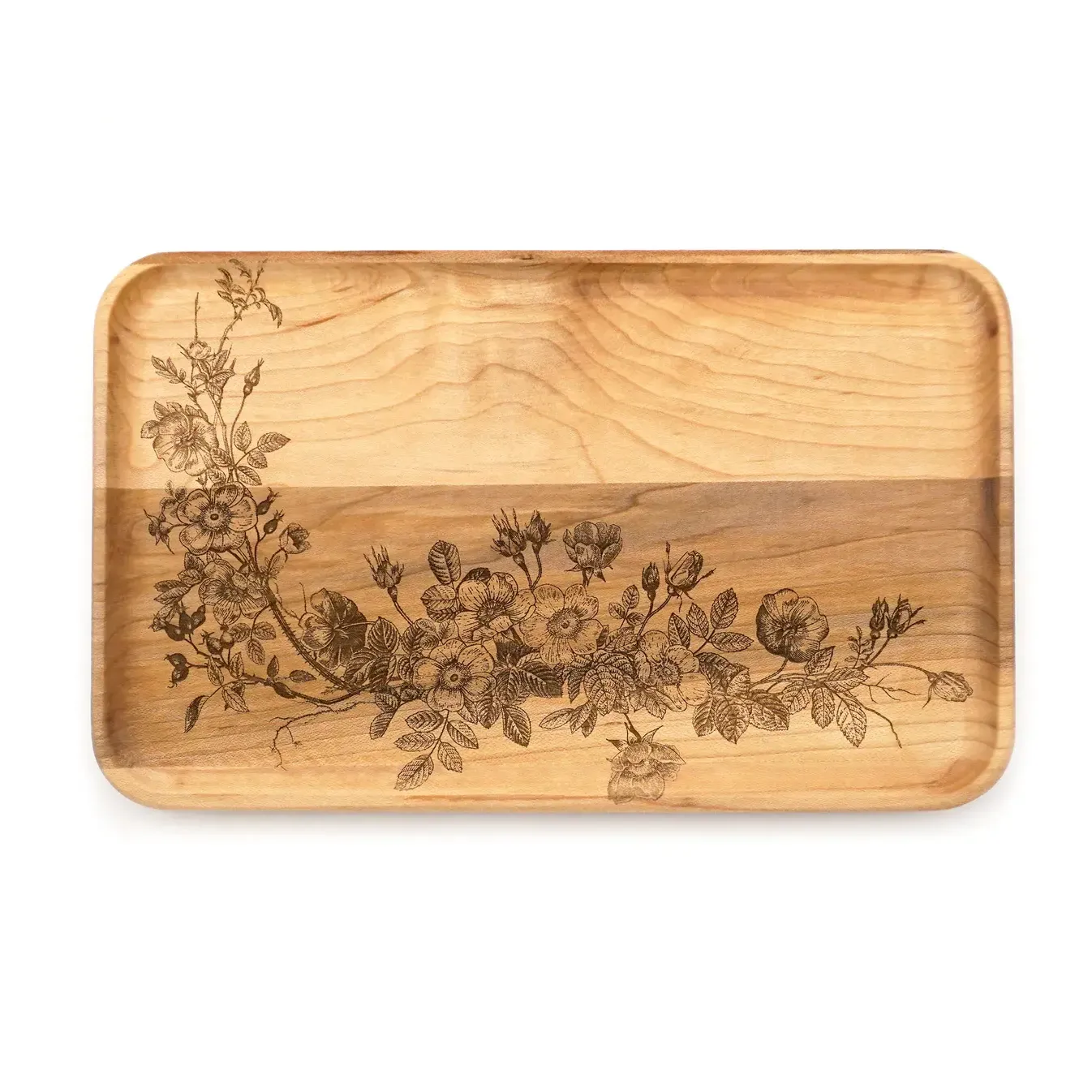 9x5" Wild Rose Appetizer Plate