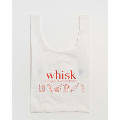 White Whisk Baggu Reusable Tote Bag
