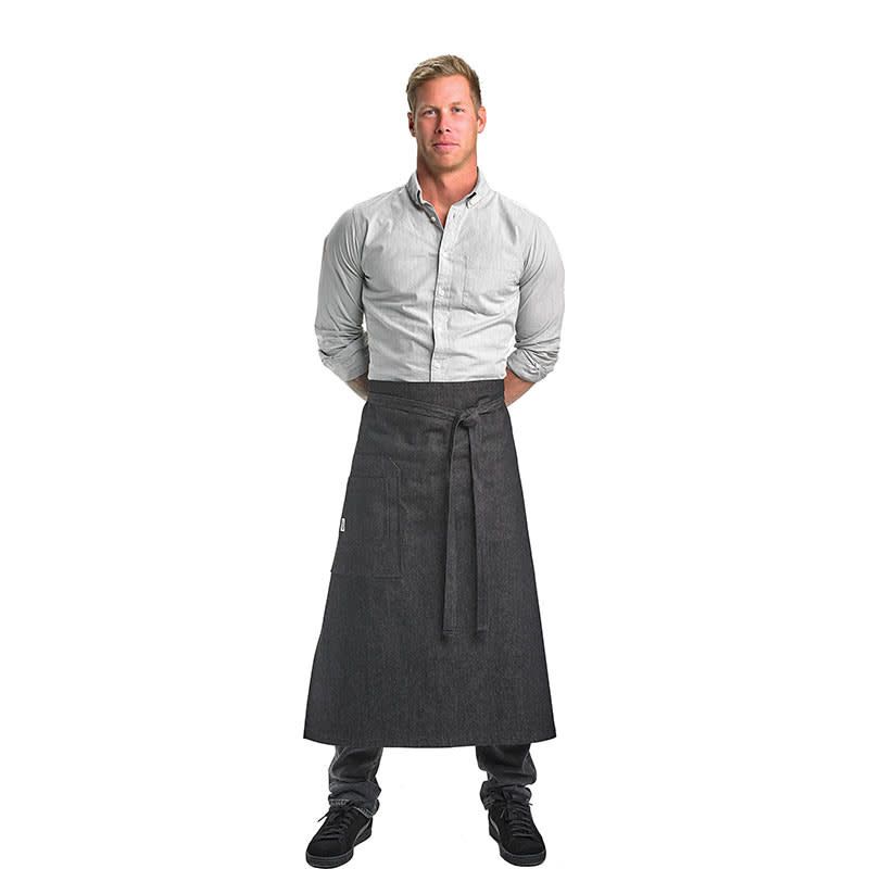 Black Denim Half Apron