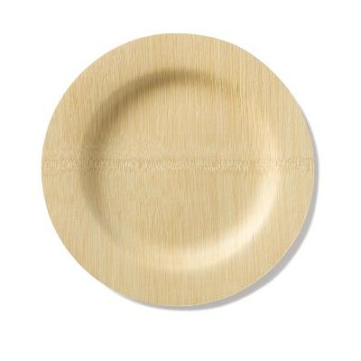 9" Round Bamboo Plates, set of 8