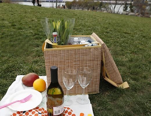 Wicker Cooler Seat