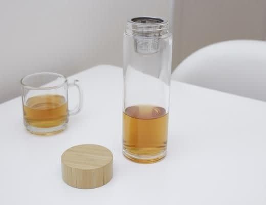 Glass Thermos with Tea Infuser
