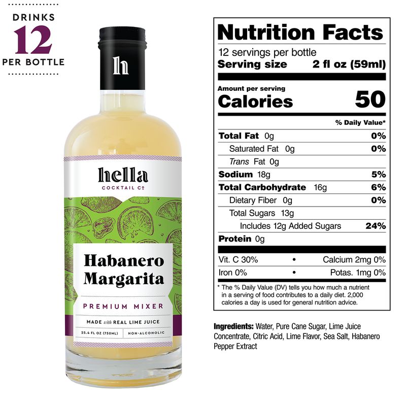 Hella Habanero Margarita Mixer