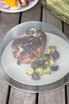 11.75" Chrome Food Cover