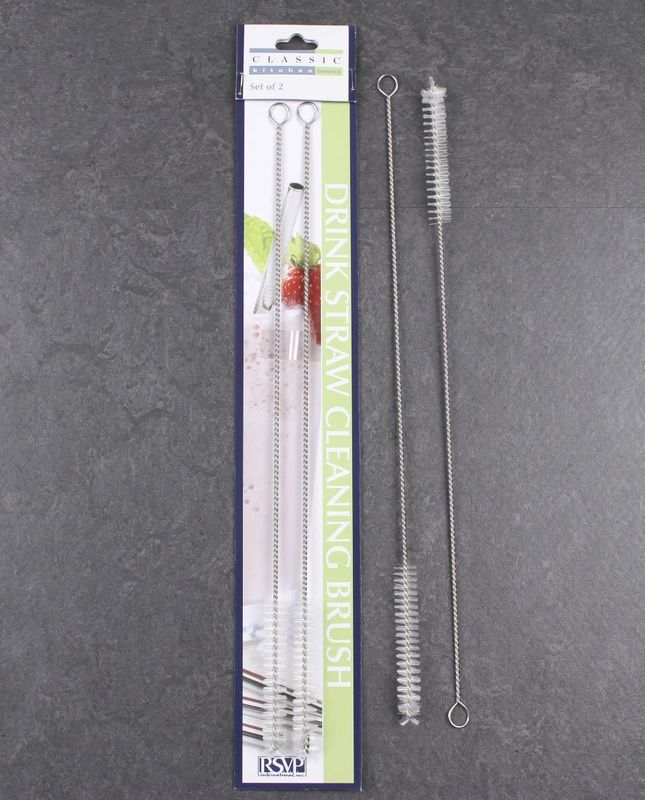 Straw Cleaning Brushes, set of 2