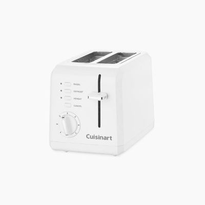 Cuisinart White 2 Slice Toaster