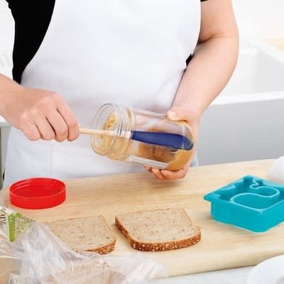Tovolo Indigo Jar Scraper Spatula