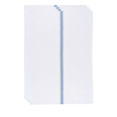 Set of 4 Delft Brooklyn Stripe Dishtowels