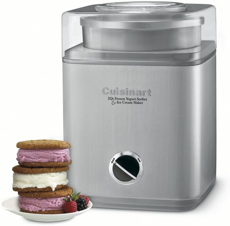 Cuisinart 2 quart Stainless Steel Ice Cream Maker